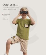 Boys’ 2-Piece Set: Round Neck Shirt and Shorts