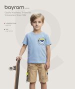 Boys’ 2-Piece Set: Round Neck Shirt and Shorts - Image 2