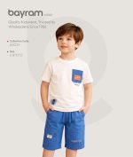 Boys’ 2-Piece Set: Round Neck Shirt and Shorts