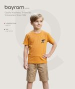 Boys’ 2-Piece Set: Round Neck Shirt and Shorts