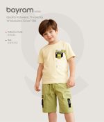 Boys’ 2-Piece Set: Round Neck Shirt and Shorts - Image 2