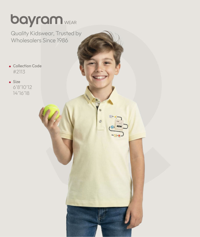 2033 Lacoste boys’ shirt - Image 1