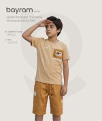Boys’ 2-Piece Set: Round Neck Shirt and Shorts