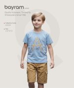 Boys’ 2-Piece Set: Round Neck Shirt and Shorts