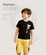 Boys’ 2-Piece Set: Round Neck Shirt and Shorts