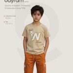 Boys’ 2-Piece Set: Round Neck Shirt and Shorts